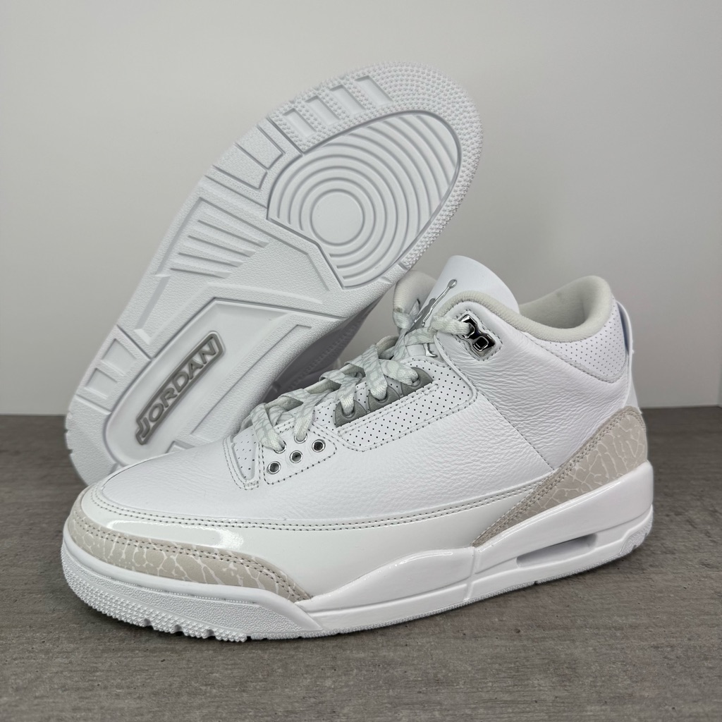 Nike Air Jordan 3 Retro Pure Money Mens Size 85 Ct8532111 Brand New